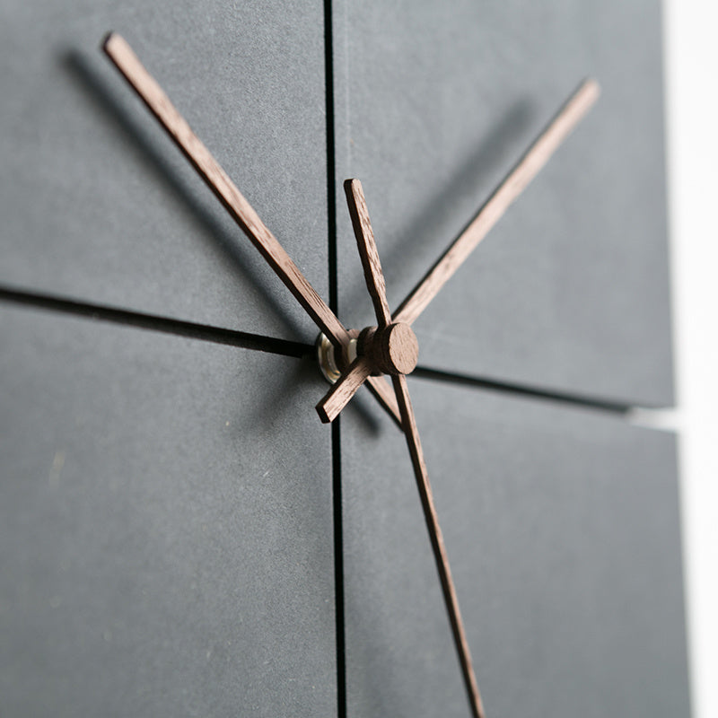 Chronora Modern Minimalist Black Clock – Round & Square Wall Decor