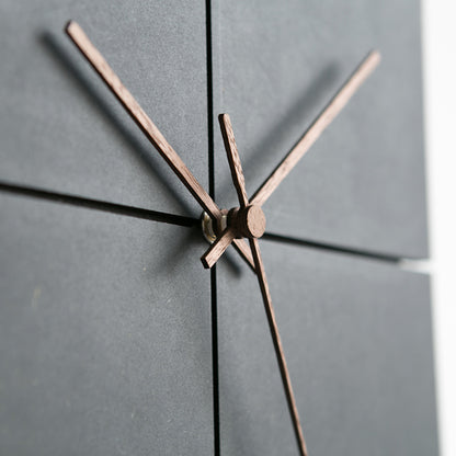 Chronora Modern Minimalist Black Clock – Round & Square Wall Decor