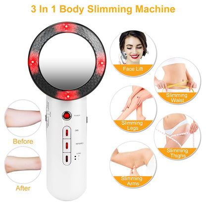 5 Mode Ultrasonic Body Shaping Device – EMS Infrared Massager for Slimming, Skin Care & Pain Relief