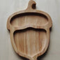 TimberTales Tray – Wooden Snack Tray with Fruit & Animal Patterns
