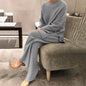 Knit Casual Two-piece Knitted Sweater