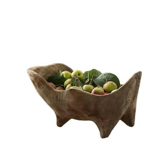 Woodique Bowl – Geotic Golden Ratio Handmade Wooden Bowl with Feet