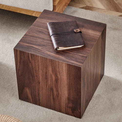 Walnut Wood Grain MDF Coffee Table - Luxurious Design