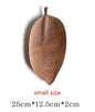 NatureWood Wooden Saucer Fruit Tray – Multipurpose Solid Wood Serving Platter