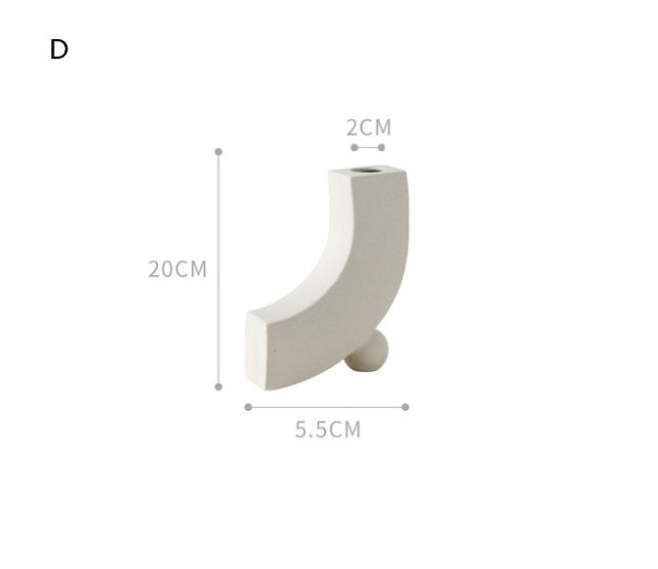 Artosia Nordic Ceramic Vase – Minimalist Home Decoration, Museum-Style Elegance