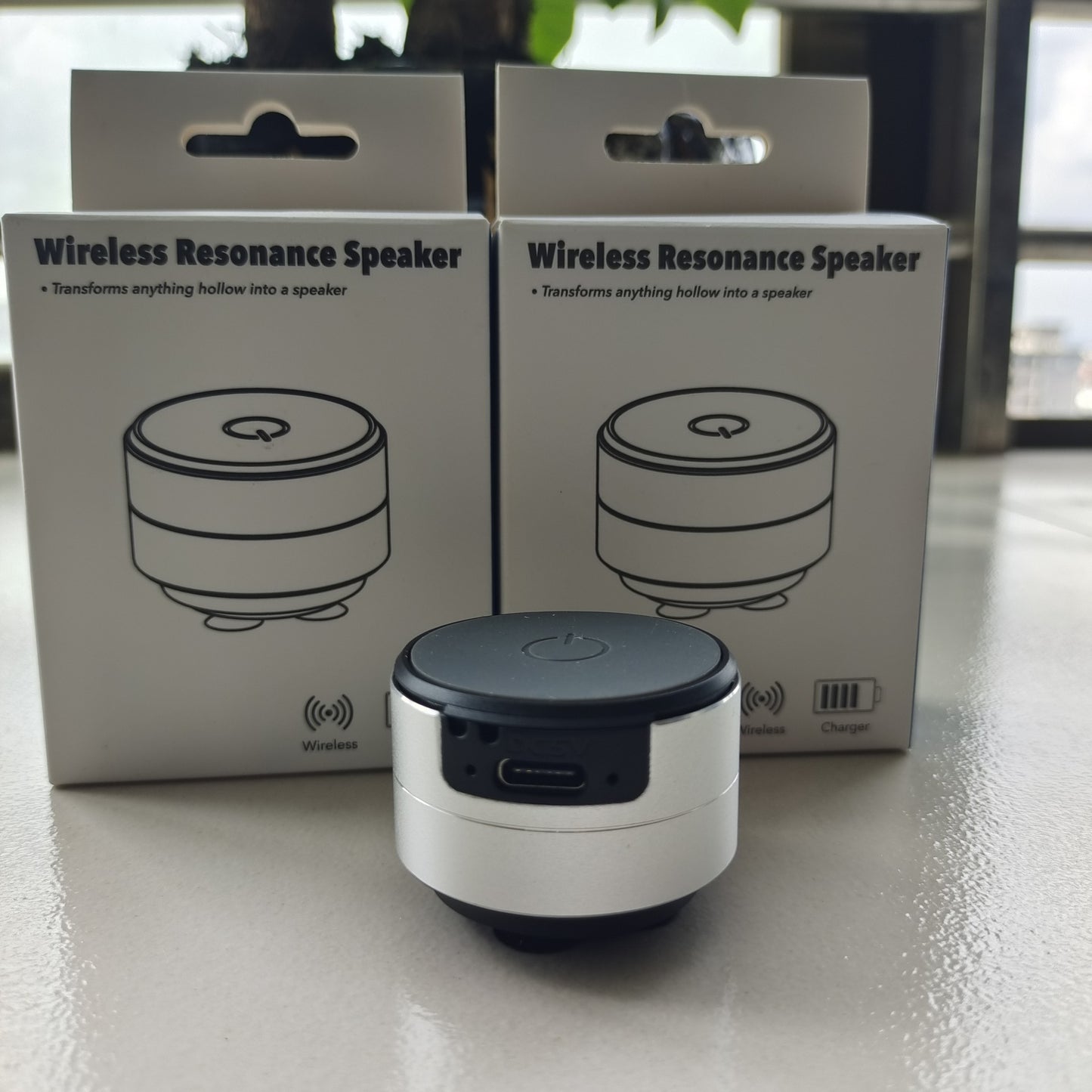 TWS Black Technology Bone Conduction Bluetooth Speaker