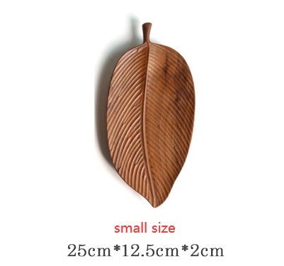 NatureWood Wooden Saucer Fruit Tray – Multipurpose Solid Wood Serving Platter