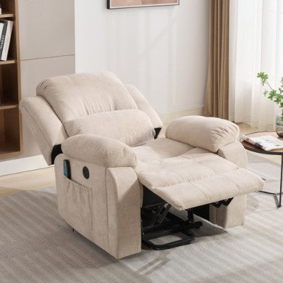 Heated, Vibrating, Powerful Massage Lifting Chair with USB Remote Control