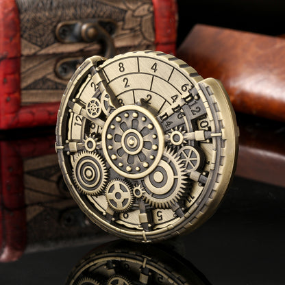 Spinoria Private Model Time Gear – Retro Fingertip Gyroscope & Stress Spinner Dice Gift Box Set