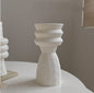 White Plain Embryo Creative Straight Ceramic Vase