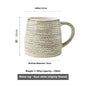 Kurohana Ceramic Retro Distressed Japanese Style Big Belly Drinking Cup