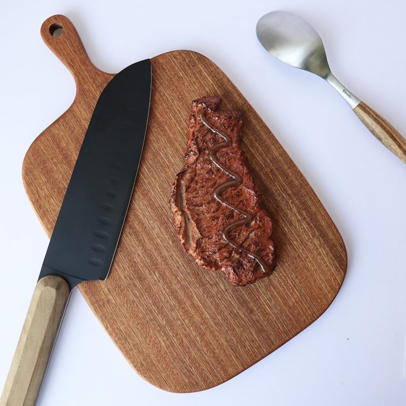 SandaWood Premium Black Sandalwood Cutting Board – Solid Wood Vegetable & Fruit Chopping Board