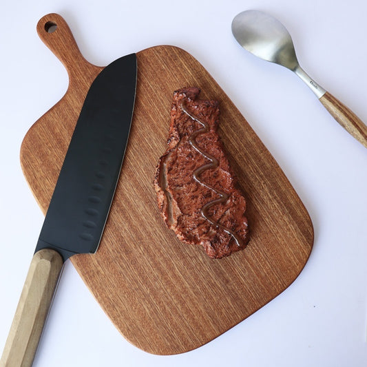 SandaWood Premium Black Sandalwood Cutting Board – Solid Wood Vegetable & Fruit Chopping Board