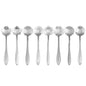 GoldPetal Stainless Steel 8-piece Cherry Blossom Spoon Set – Gold, Silver, Rose Gold