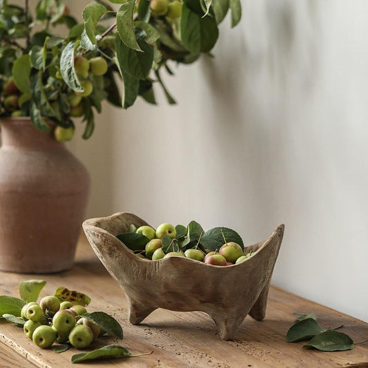 Woodique Bowl – Geotic Golden Ratio Handmade Wooden Bowl with Feet
