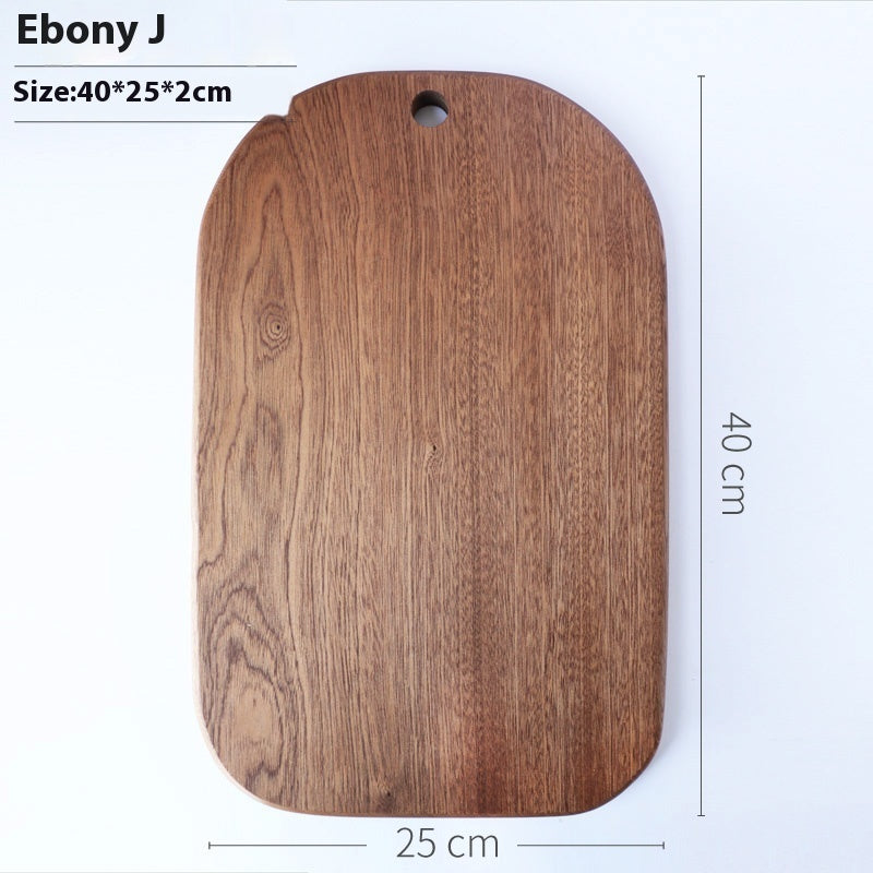 SandaWood Premium Black Sandalwood Cutting Board – Solid Wood Vegetable & Fruit Chopping Board