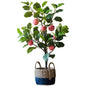 Florisia Luxury Rubber Pot Decorative Planter – Elegant Table & Floor Flower Vase for Home and Office