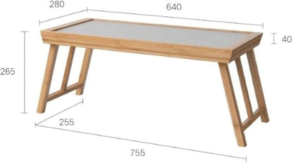 Nan Bamboo Folding Coffee Table – Portable Tatami Low Table for Tea, Bedroom, Living Room & Office
