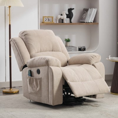 Heated, Vibrating, Powerful Massage Lifting Chair with USB Remote Control