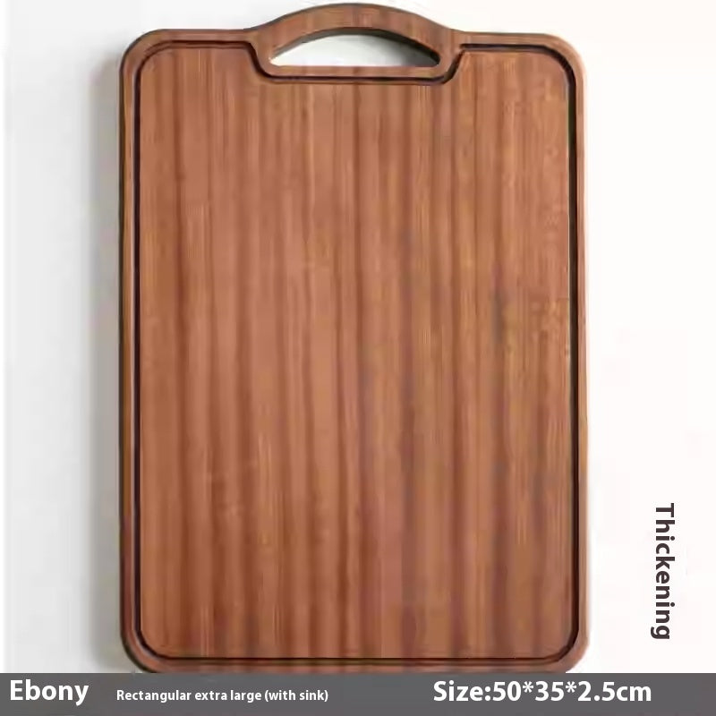 SandaWood Premium Black Sandalwood Cutting Board – Solid Wood Vegetable & Fruit Chopping Board