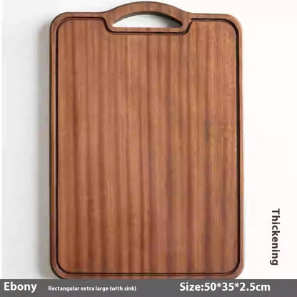 SandaWood Premium Black Sandalwood Cutting Board – Solid Wood Vegetable & Fruit Chopping Board