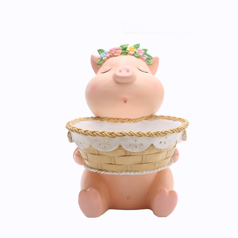 Creative Animal Pattern Storage Tray for Desktop Stand