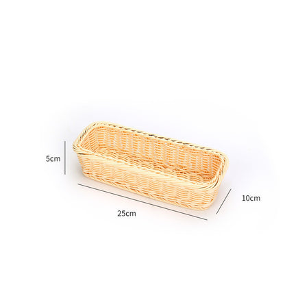 Rattan-like Tableware Basket