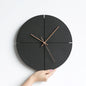 Chronora Modern Minimalist Black Clock – Round & Square Wall Decor