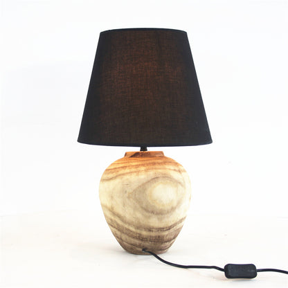Handmade Wooden Silent Style Table Lamp Home Homestay Hotel Atmosphere Decoration Craft Ornaments