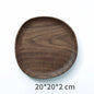 Black Walnut Dried Fruit Plate – Premium Solid Wood Serving Tray