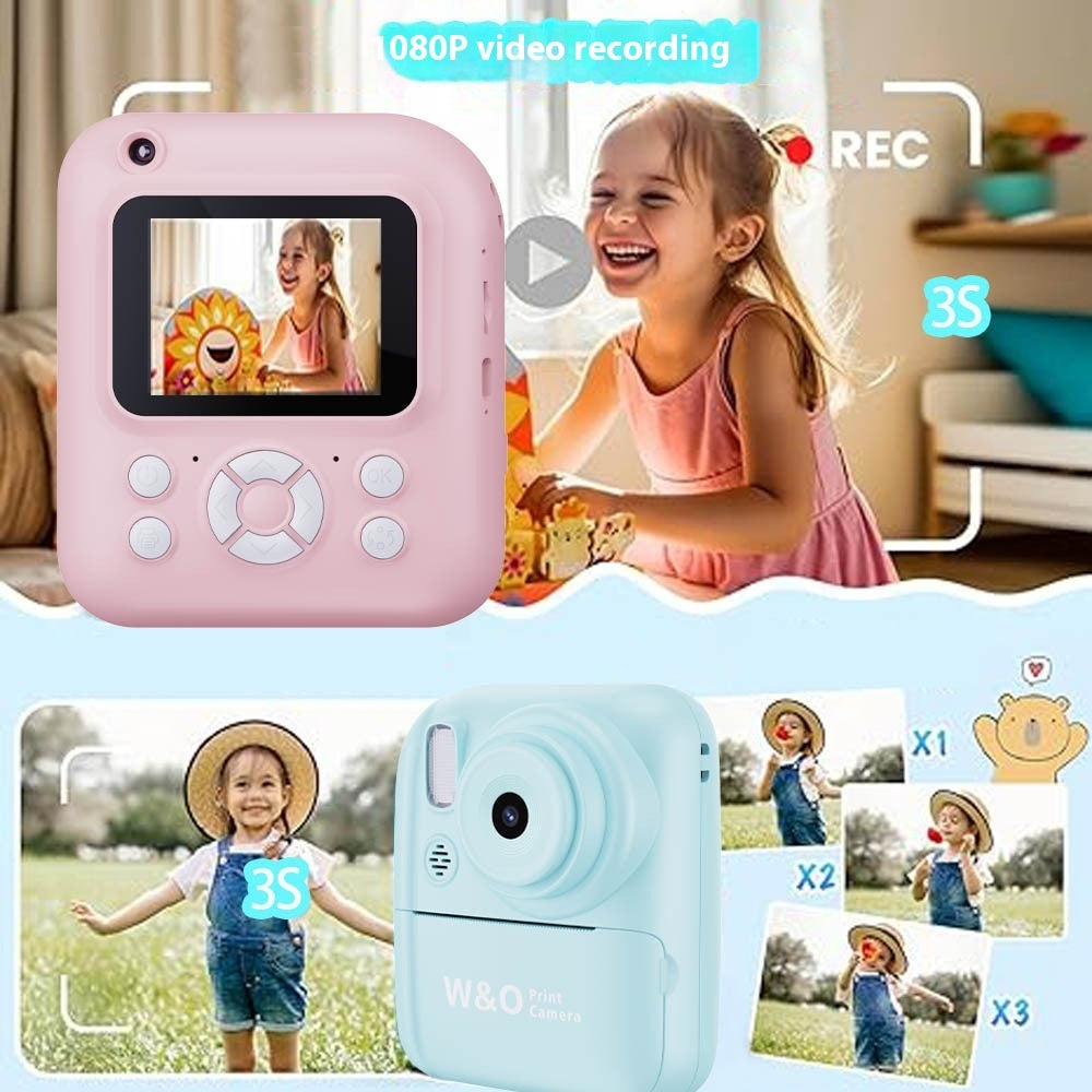 W&O KidPix HD Digital Camera – Printable Fun Camera for Kids