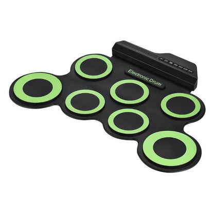 portable roll-up electronic drum set
