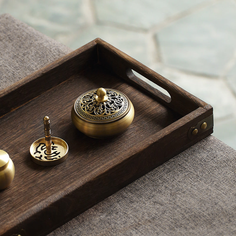 HeritageCraft Tray – Antique Tung Wood Handmade Tray
