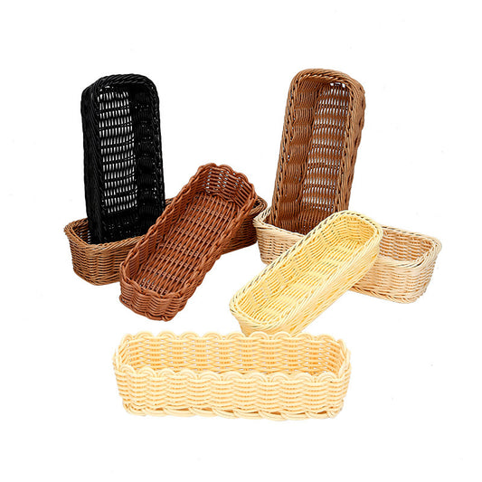 Rattan-like Tableware Basket