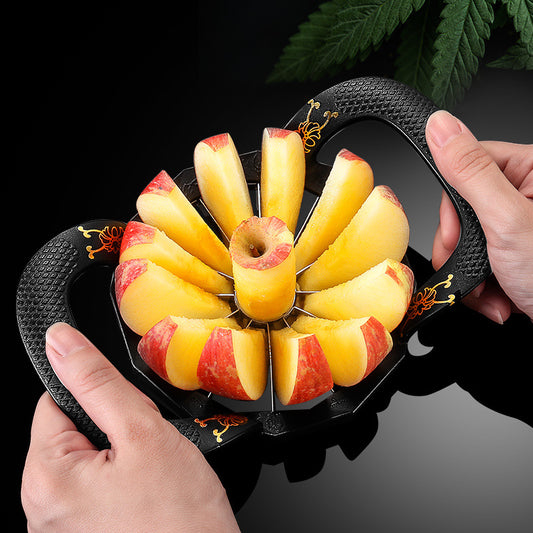SliceMaster Fruit Slicer – Stainless Steel & Zinc Alloy
