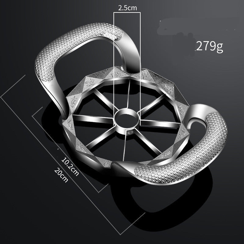 SliceMaster Fruit Slicer – Stainless Steel & Zinc Alloy
