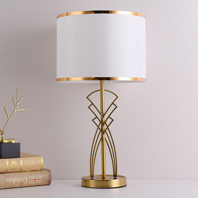Modern Minimalist Creative Golden Yellow Table Lamp
