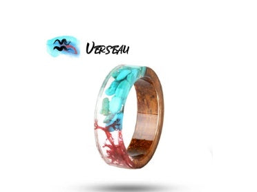 Celestiara Time Gem Zodiac Epoxy Ring - Tavira Store | A Luxario Labs Ltd Brand. 