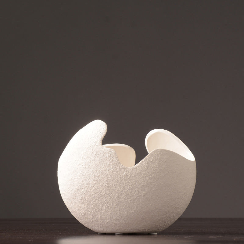 Luminelle Exclusive Minimal Ceramic Vase – Elegant & Special Design for Living Room & Study