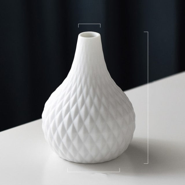 Modern Home Accessories Flower Arrangements – Nordic Ceramic Countertop Vases