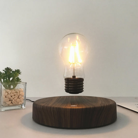 Elysium Magnetic Levitation Bulb – Premium Floating Night Lamp with Warm White Tricolor Glow for Elegant Desktop Decor
