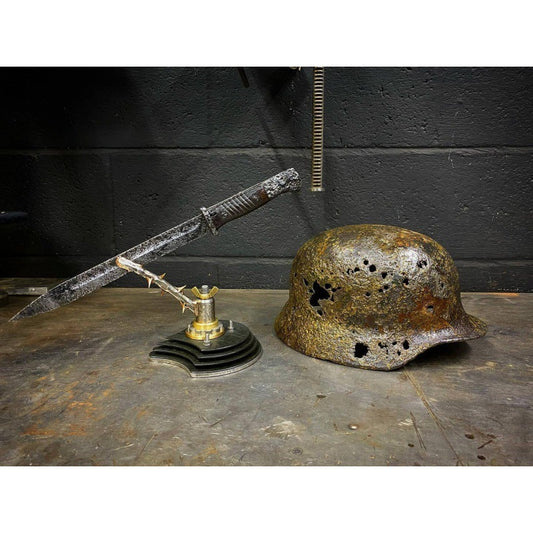 Crafts Decorations Classical War Helmet  Relic Lamp