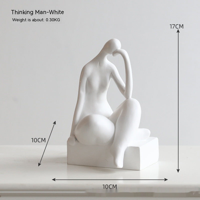 Simple Modern Bookend Character Ornaments