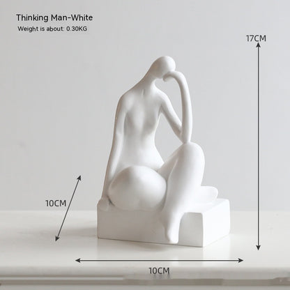 Simple Modern Bookend Character Ornaments