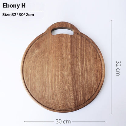 SandaWood Premium Black Sandalwood Cutting Board – Solid Wood Vegetable & Fruit Chopping Board