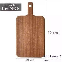 SandaWood Premium Black Sandalwood Cutting Board – Solid Wood Vegetable & Fruit Chopping Board
