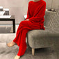 Knit Casual Two-piece Knitted Sweater