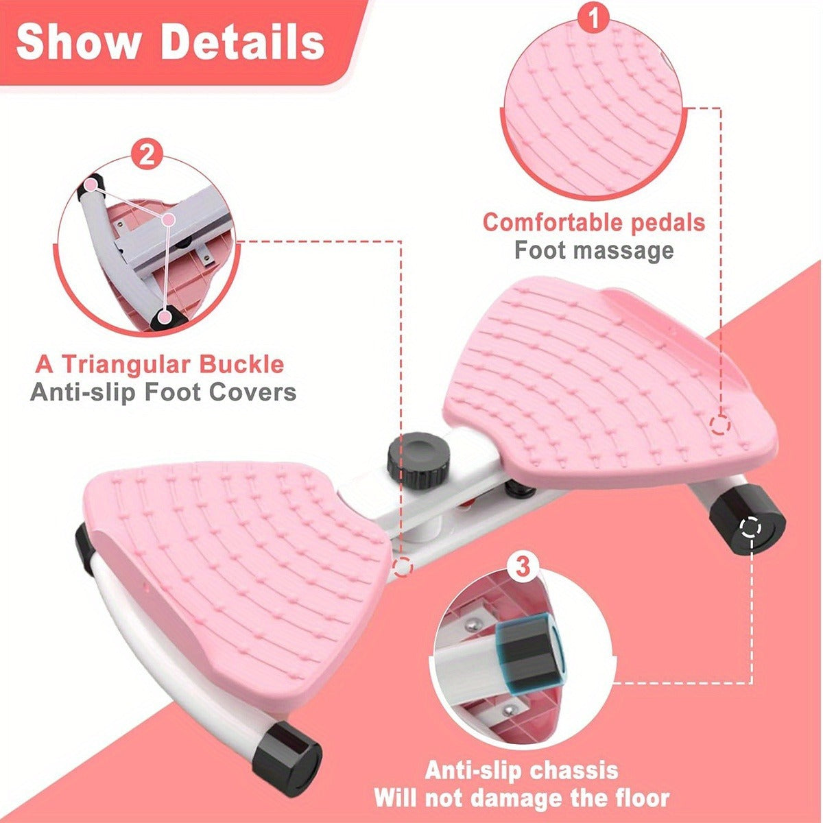 CoreFlex Waist Twist Exercise Machine – Home Fitness & Foot Massage Board