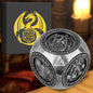 Diceoria 6-Pack Retro DND Dice Wheel Gift Set – Metal Polyhedral RPG Game Accessories