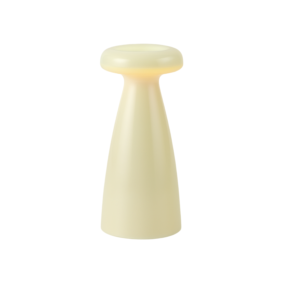 LuminArte Minimalist Touch LED Table Lamp – Vase-Inspired Modern Bedside Lighting.